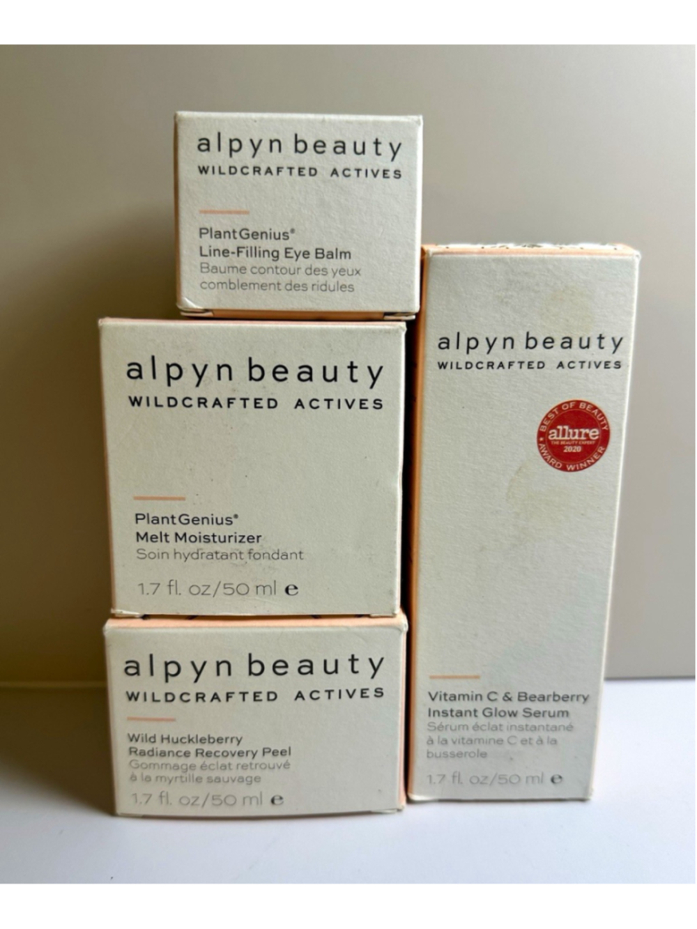 Alpyn Beauty PlantGenius Wildcrafted Actives 4pc Set | NEW IN BOX | READ